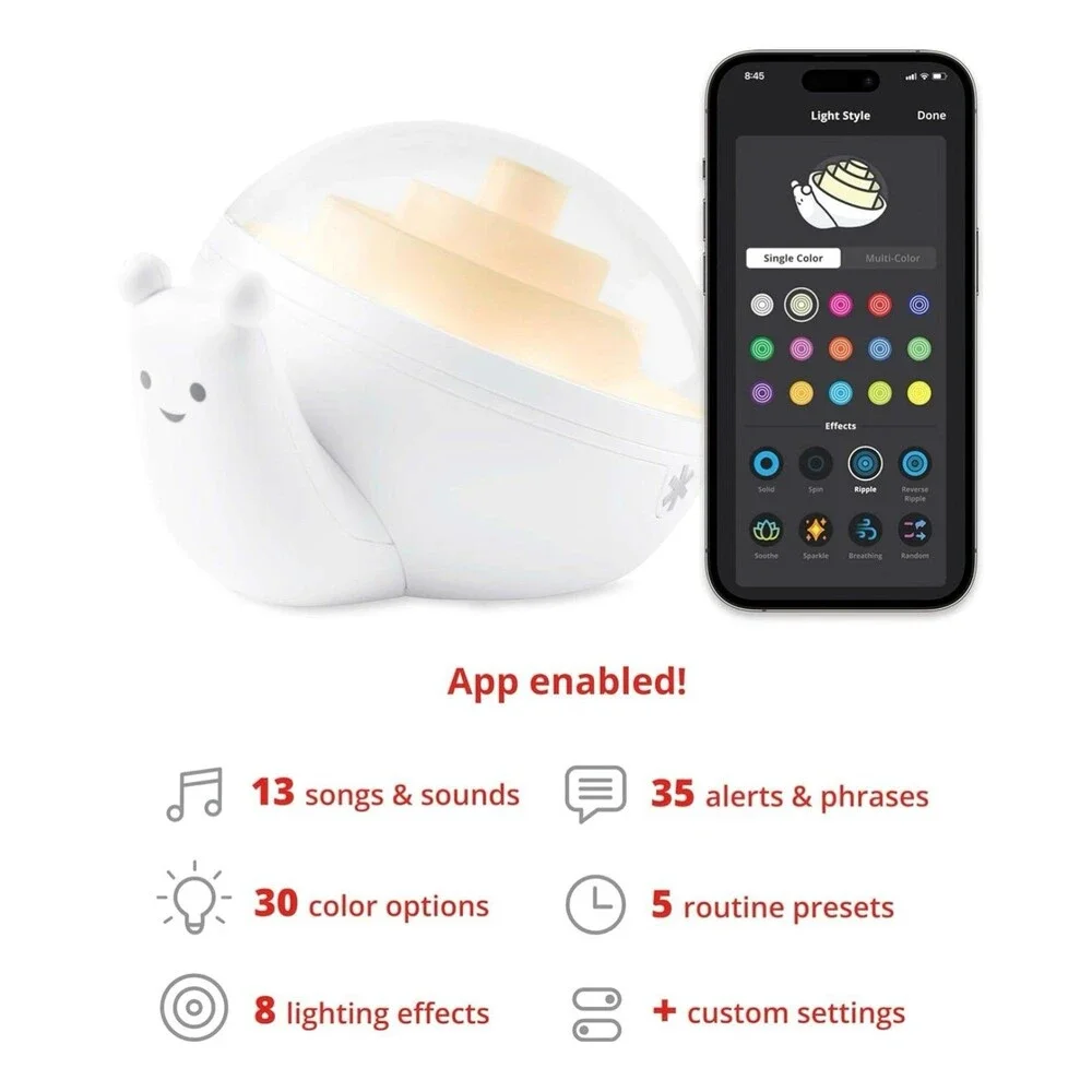 Skip Hop 3-In-1 Smart Snail Sound & Routine Machine New In Box - Picture 8 of 10